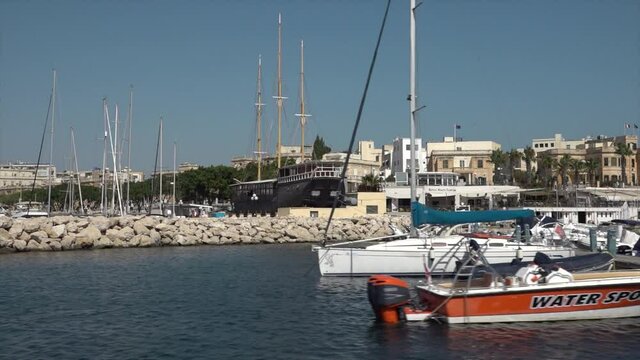harbor and buildings in Malta.