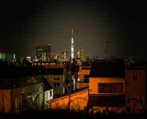 Night view of Tokyo Sky Tree