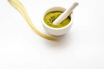 Raw henna powder for natural color dyeing