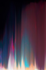 Modern background with dead pixel and bug, glitch and error signal. Optical distortion, overlapping geometric. It can be used for web design, printed products and visualization of music.