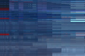 Modern background with dead pixel and bug, glitch and error signal. Optical distortion, overlapping geometric. It can be used for web design, printed products and visualization of music.