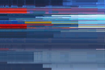 Modern background with dead pixel and bug, glitch and error signal. Optical distortion, overlapping geometric. It can be used for web design, printed products and visualization of music.