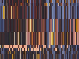 Modern background with dead pixel and bug, glitch and error signal. Optical distortion, overlapping geometric. It can be used for web design, printed products and visualization of music.