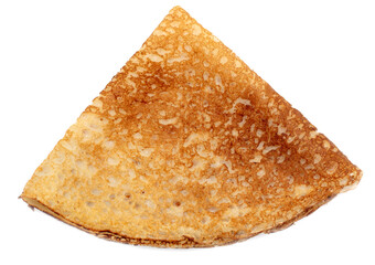 Pancakes made from dough isolated on a white