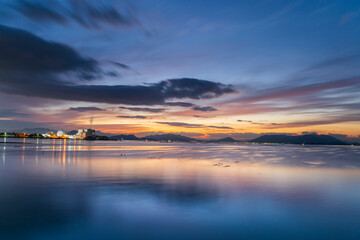 Obraz premium 広島県廿日市市地御前の朝