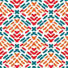 Seamless pattern with a simple abstract drawing