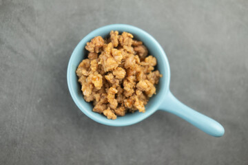 Stir-fried with minced pork and basil not spicy (Krapow Moo).