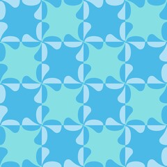 Rounded abstract seamless pattern - decorative accent for any surfaces.