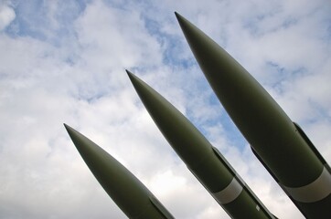 Hawk anti aircraft missiles