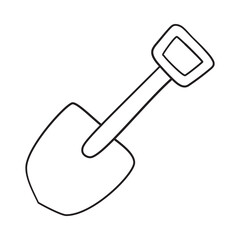 Icon Of Camping Shovel