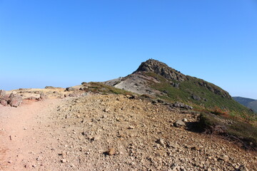 福島県の安達太良山の登山