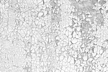 White cracked paint texture. Background for designers.