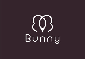 Initial Letter B Line Logo, Initial Letter Logo For Company Name, Alphabet Logo Template Ready For Use, Modern Initial Logo  © Aji bayu