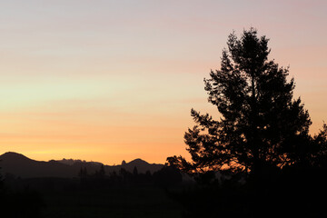 Sonnenuntergang Neuseeland / Sundown New Zealand /