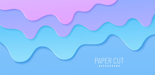 Abstract illustration of splash. Burst off bubblegum. Vector background with pink blue bubble gum or melting ice cream. Flow of sweet sticky liquid. Cartoon design.