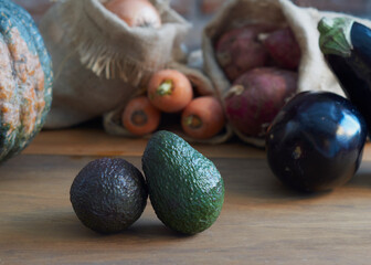 Organic, fresh and seasonal vegetables