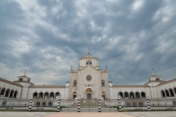 Obraz premium Close-up of the symmetrical facade of 
