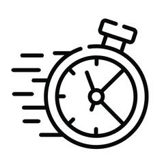 Quick response web icon. fast service vector icon in white background. 