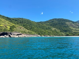 Tropical paradise landscape