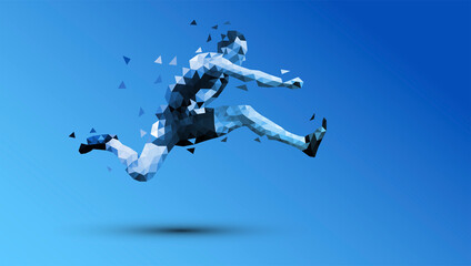 corsa, correre, competizione, sport, poligonale	
