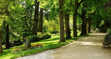 Fototapeta na wymiar Jardin de la Perrine ( Laval)