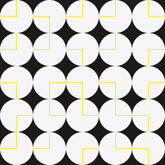 Circular Abstract Vector Pattern Design