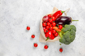 Fresh organic vegetables.