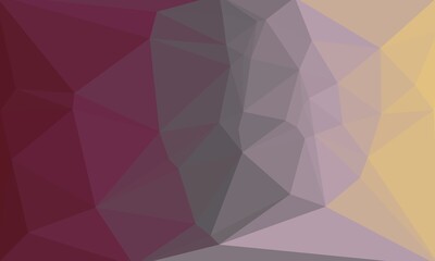 Obraz premium Creative purple and prismatic background with polygonal pattern