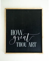 Fototapeta premium Blackboard Spiritual Art