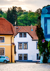 Beautiful house on quiet european street in Krumlov