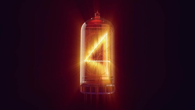 Vacuum tube indicator Countdown