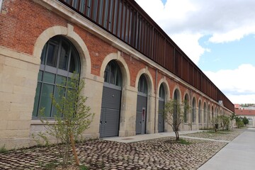 L'ESADSE, école supérieure d'art et design, à la cité du design, vue de l'extérieur, ville de Saint Etienne, département de la Loire, France