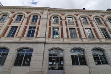 L'ESADSE, école supérieure d'art et design, à la cité du design, vue de l'extérieur, ville de Saint Etienne, département de la Loire, France