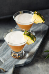 Boozy Refreshing Pineapple French Martini