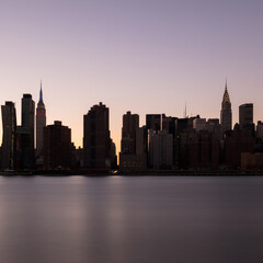 Obraz premium Midtown Manhattan at sunset, New York City, USA