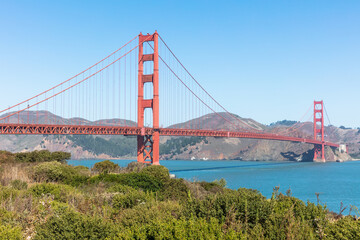 The Golden Gate Bridge in the day, San Francisco, California, USA