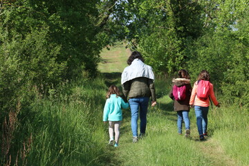 Promenade dominicale en famille
