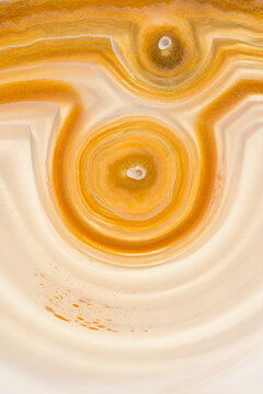 Detail of Texture of Brazilian agate in Macro photography