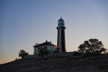 Kyz-Aul lighthouse in the Republic of Crimea