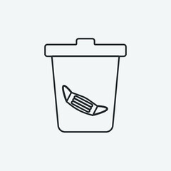 trash bin icon