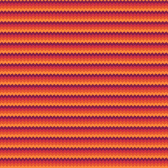 Fototapeta premium Seamless pattern. Repeated zigzag lines. Ethnic ornament. Jagged stripes. Waves ornate. Curves image. Wavy figures background. Mosaic motif. Ethnical paper. Tribal print. Geometric design. Vector art