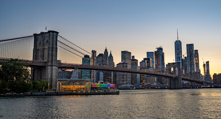 Sonnenuntergang in New York City 