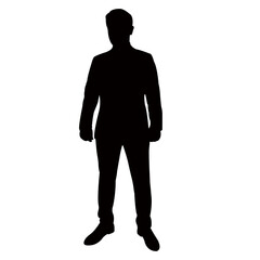 Fototapeta premium a man body silhouette vector