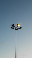 Lonely streetlight 