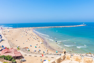Beach of Rabat, Morocco