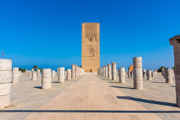 The Hassan Tower of Rabat, Morocco