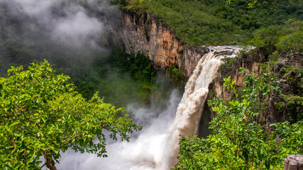 Landscape photographed in Chapada dos Veadeiros National Park, Goias. Cerrado Biome. Picture made in 2015.