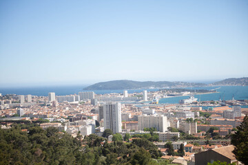 Fototapeta na wymiar La Rade de Toulon , France