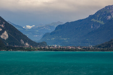 Thuner Lake in Swiss Alps