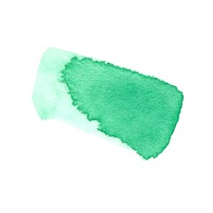 Emerald green abstract watercolor - 433704363